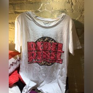 NEW! Recycled Karma Rebel Rebel Graphic T-Shirt